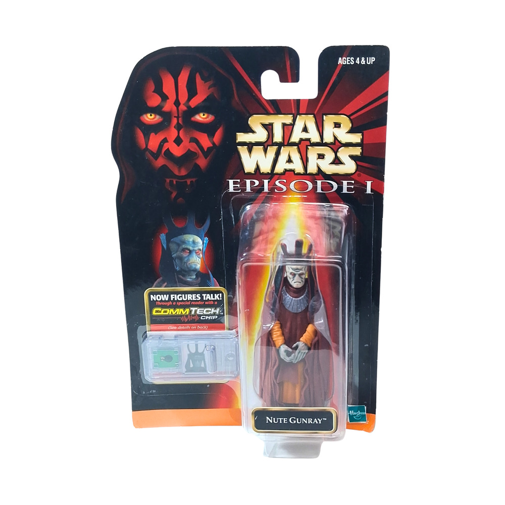 1999 Hasbro Star Wars Episode I Nute Gunray CommTech Chip Collection 2 Figure